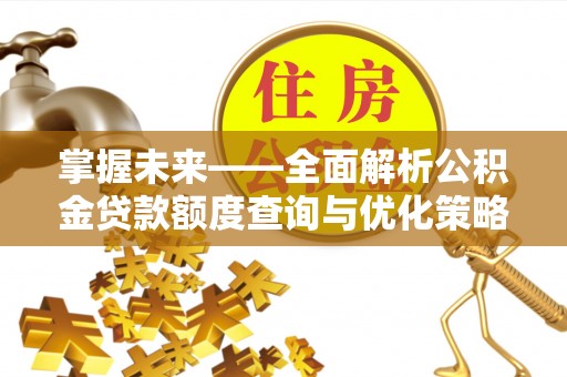 永新掌握未来——全面解析公积金贷款额度查询与优化策略