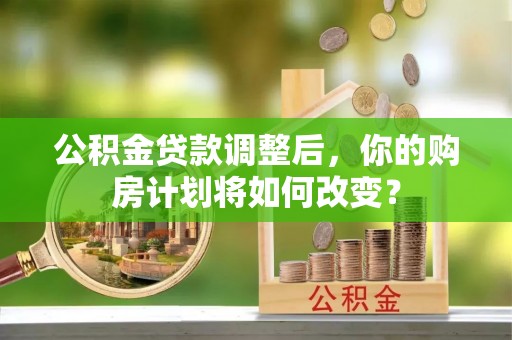 永新公积金贷款调整后，你的购房计划将如何改变？
