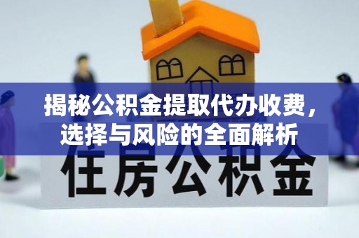 永新揭秘公积金提取代办收费，选择与风险的全面解析
