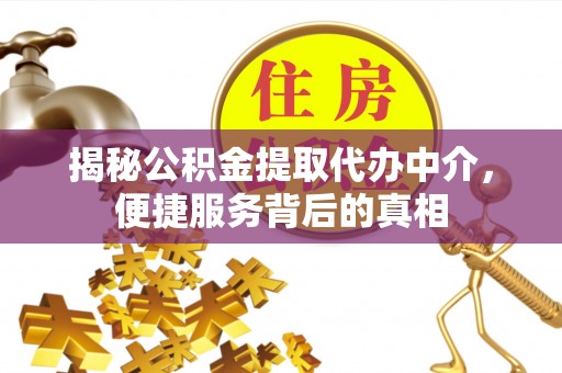 永新揭秘公积金提取代办中介，便捷服务背后的真相