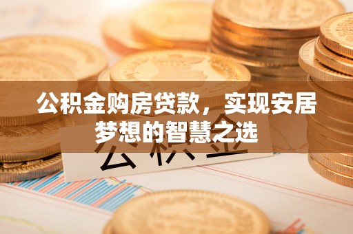永新公积金购房贷款，实现安居梦想的智慧之选
