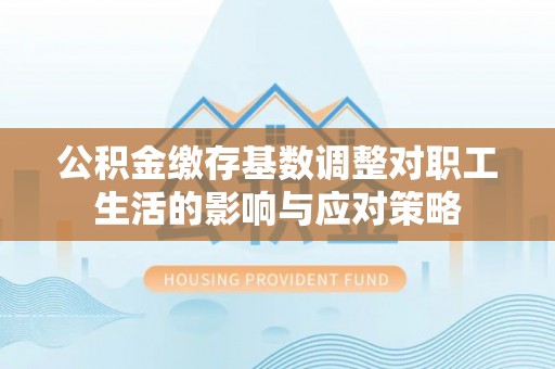 永新公积金缴存基数调整对职工生活的影响与应对策略