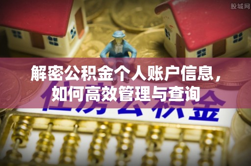 永新解密公积金个人账户信息，如何高效管理与查询