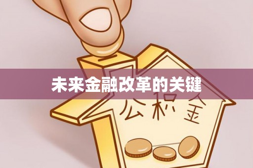 永新未来金融改革的关键