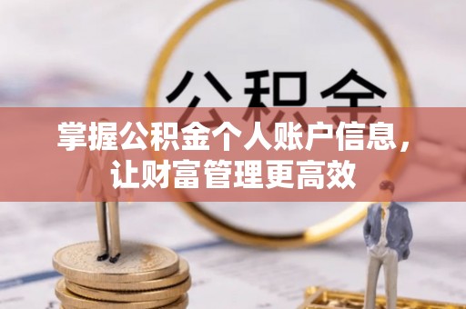 永新掌握公积金个人账户信息，让财富管理更高效