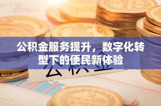 永新公积金服务提升，数字化转型下的便民新体验