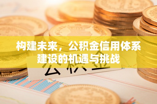 永新构建未来，公积金信用体系建设的机遇与挑战