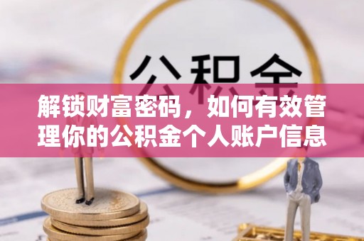 永新解锁财富密码，如何有效管理你的公积金个人账户信息