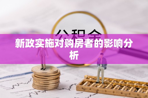 永新新政实施对购房者的影响分析