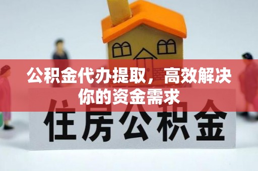 永新公积金代办提取，高效解决你的资金需求
