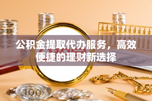 永新公积金提取代办服务，高效便捷的理财新选择