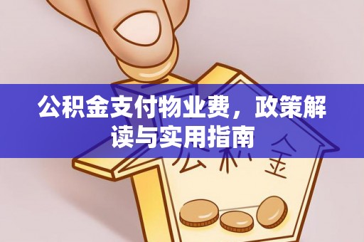 永新公积金支付物业费，政策解读与实用指南